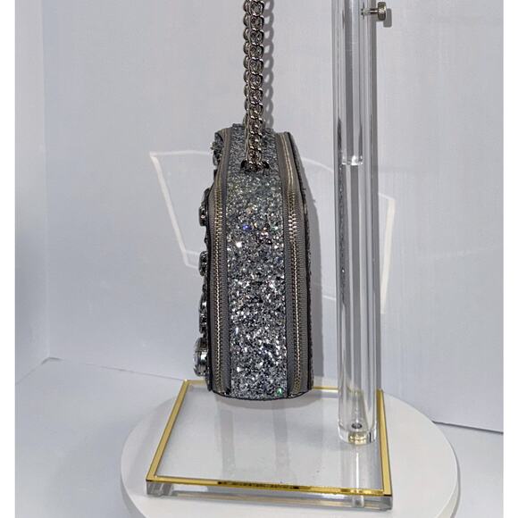 Kate Spade Silver Glitter Crystal-Embellished crossbody or shoulder bag - Picture 12 of 17